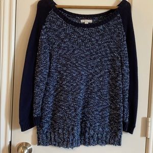 New York & Co. multi shade blue sweater